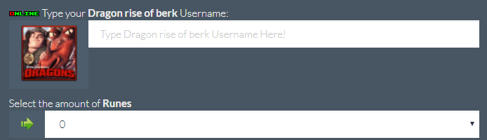 Rise of Berk hack website screenshot