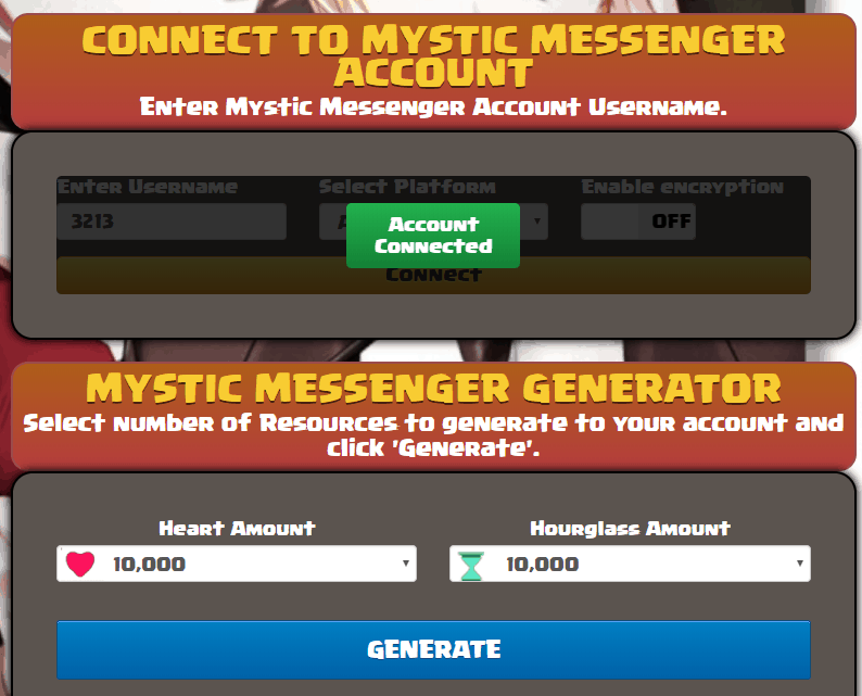 mystic messenger cheats