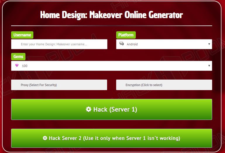 design my home makeover cheats